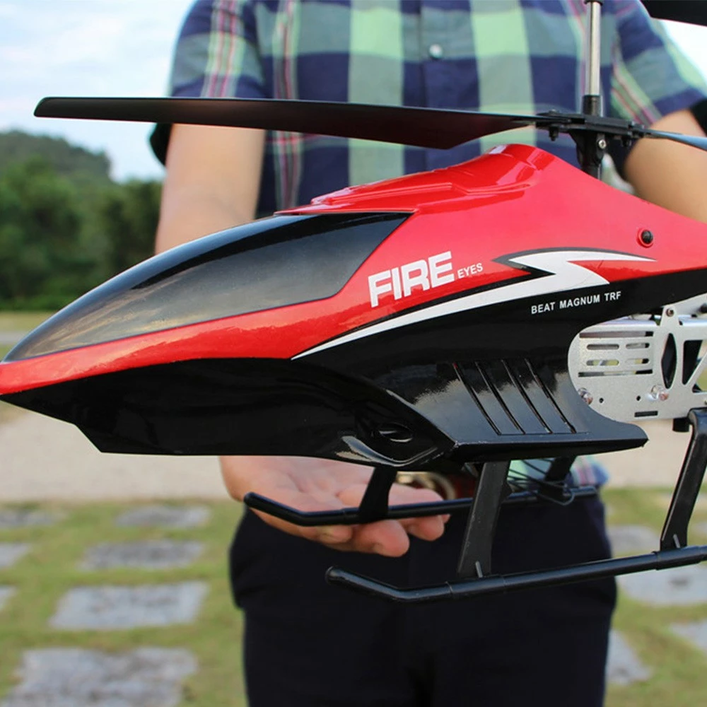 3.5CH 75cm Super Large Remote Control Drone Durable RC Helicopter 2 X 2300mAh Batteries Type B - Red 4 3.5CH 75cm Super Large Remote Control Drone Durable RC Helicopter 2 X 2300mAh Batteries Type B - Red - Image 2
