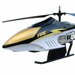 3.5CH 75cm Super Large Remote Control Drone Durable RC Helicopter 2300mAh Battery Type B - Gold