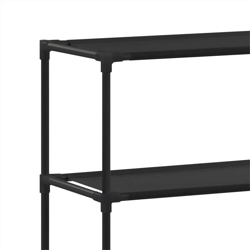 3-Tier Storage Rack Over Toilet Black 53x28x169 Cm - Image 6