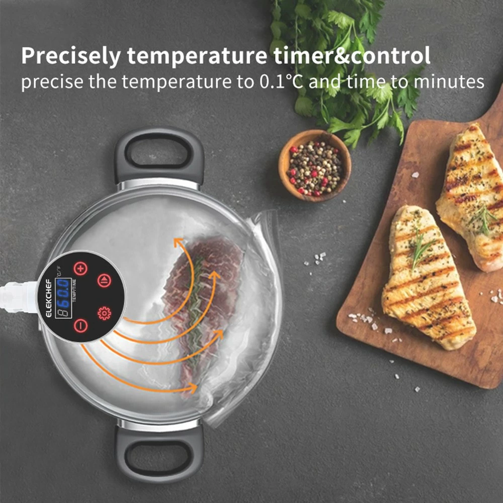 BioloMix ESV8080 Sous Vide Cooker Machine, Immersion Circulator Vacuum Slow Cooker Heater, IPX7 Waterproof, Accurate Temperature 7 BioloMix ESV8080 Sous Vide Cooker Machine, Immersion Circulator Vacuum Slow Cooker Heater, IPX7 Waterproof, Accurate Temperature - Image 5