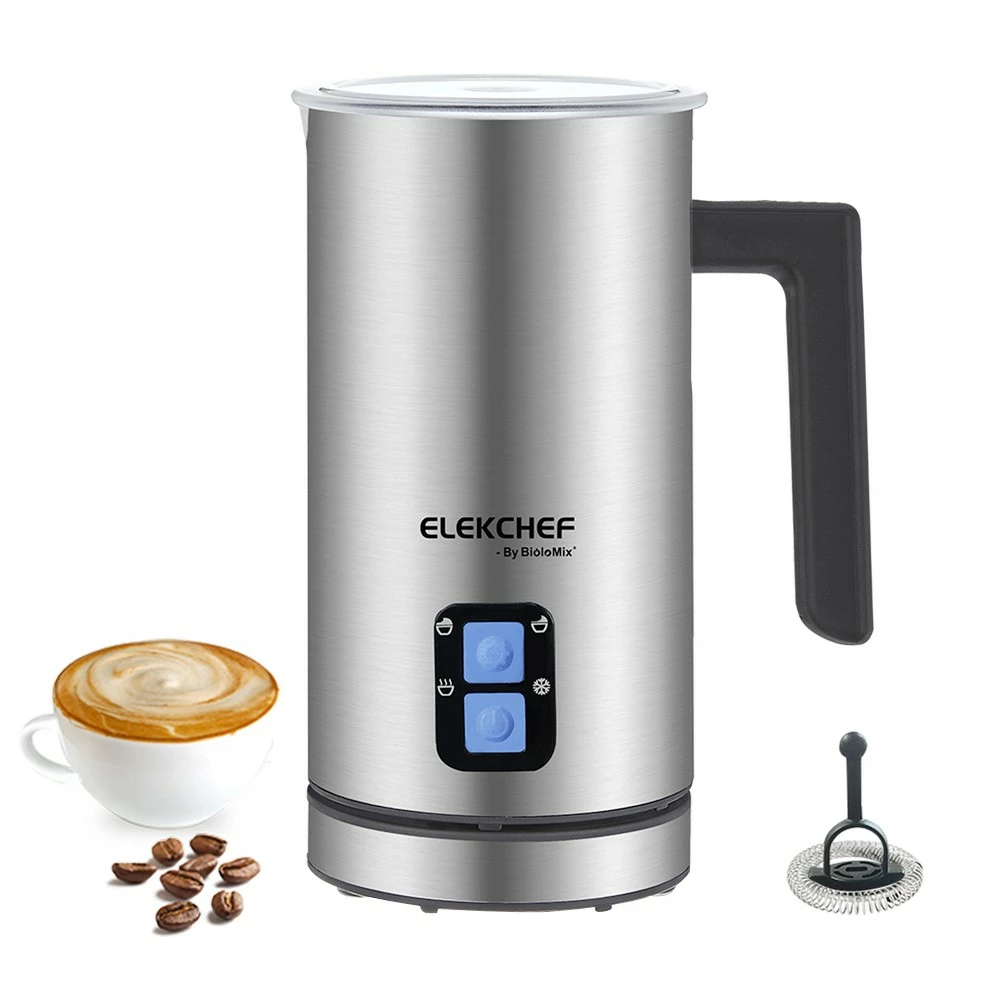 BioloMix MF600 4 In 1 500W Hot Cold Milk Frother, Coffee Frothing Foamer, Automatic Milk Warmer 3 BioloMix MF600 4 In 1 500W Hot Cold Milk Frother, Coffee Frothing Foamer, Automatic Milk Warmer
