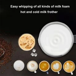 BioloMix MF600 4 In 1 500W Hot Cold Milk Frother, Coffee Frothing Foamer, Automatic Milk Warmer 9 BioloMix MF600 4 In 1 500W Hot Cold Milk Frother, Coffee Frothing Foamer, Automatic Milk Warmer -Wltoys Shop BioloMix MF600 4 in 1 500W Hot Cold Milk Frother 519464 2