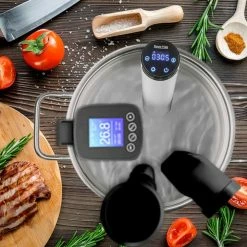 BioloMix SV-9001 Smart WiFi Sous Vide Cooker, Thermal Immersion Circulator, APP Control, IPX7 Waterproof, Touch Screen, Timer Control 10 BioloMix SV-9001 Smart WiFi Sous Vide Cooker, Thermal Immersion Circulator, APP Control, IPX7 Waterproof, Touch Screen, Timer Control -Wltoys Shop BioloMix SV 9001 Smart WiFi Sous Vide Cooker 519436 2