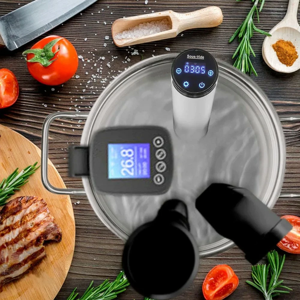 BioloMix SV-9001 Smart WiFi Sous Vide Cooker, Thermal Immersion Circulator, APP Control, IPX7 Waterproof, Touch Screen, Timer Control 5 BioloMix SV-9001 Smart WiFi Sous Vide Cooker, Thermal Immersion Circulator, APP Control, IPX7 Waterproof, Touch Screen, Timer Control - Image 3