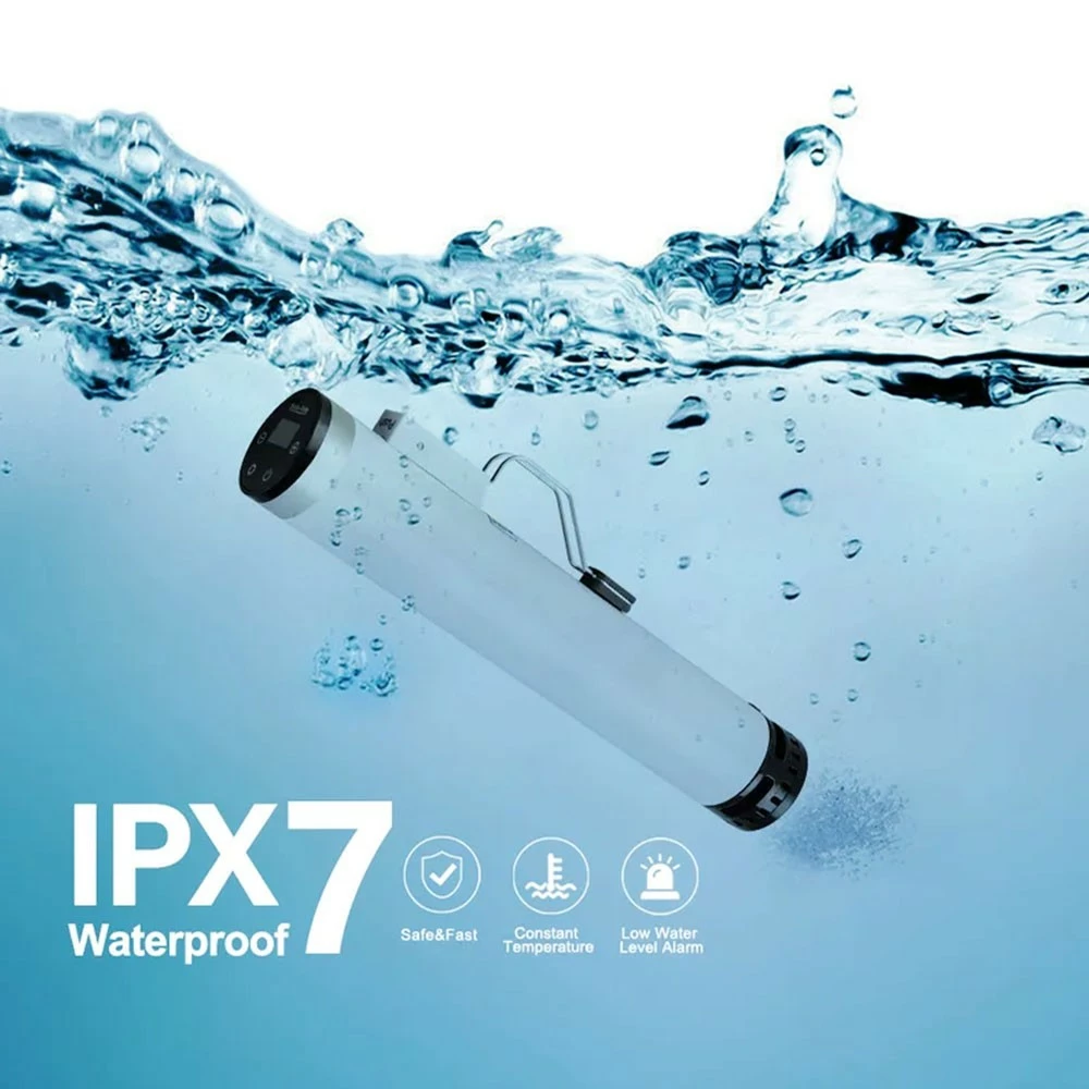 BioloMix SV-9001 Smart WiFi Sous Vide Cooker, Thermal Immersion Circulator, APP Control, IPX7 Waterproof, Touch Screen, Timer Control 7 BioloMix SV-9001 Smart WiFi Sous Vide Cooker, Thermal Immersion Circulator, APP Control, IPX7 Waterproof, Touch Screen, Timer Control - Image 5