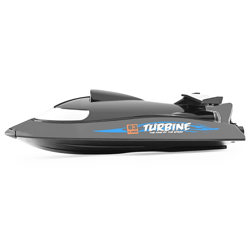 Flytec V009 30KM High Speed RC Jet Boat With Self-righting Feature For Pool And Lakes - Black 4 Flytec V009 30KM High Speed RC Jet Boat With Self-righting Feature For Pool And Lakes - Black - Image 2