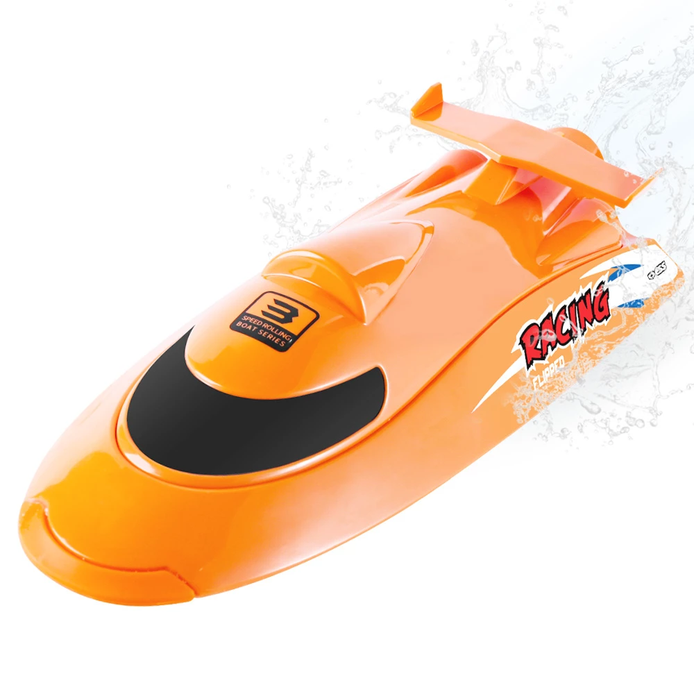 Flytec V009 30KM High Speed RC Jet Boat With Self-righting Feature For Pool And Lakes - Orange 8 Flytec V009 30KM High Speed RC Jet Boat With Self-righting Feature For Pool And Lakes - Orange - Image 6