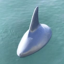 Flytec V302 2.4G 4CH 15km/h Electric RC Boat Simulation Shark RTR - Gray