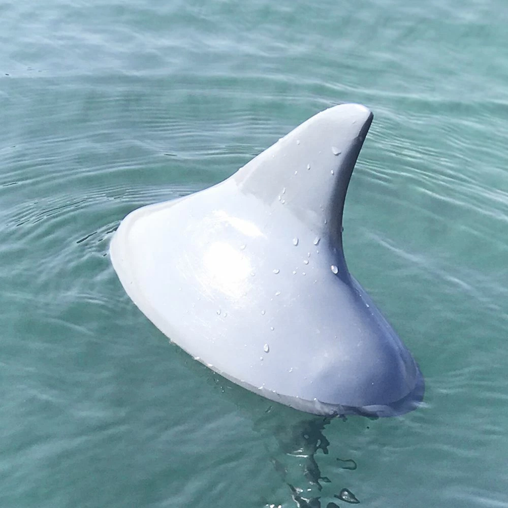 Flytec V302 2.4G 4CH 15km/h Electric RC Boat Simulation Shark RTR - Gray - Image 3