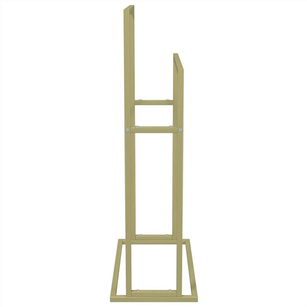 Freestanding Towel Rack Gold 48x24x78.5 Cm Iron - Image 4