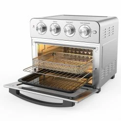 Geek Chef Air Fry Oven, Countertop Toaster Oven, 3-Rack Levels, 16 Preset Modes, Stainless Steel (24.5Qt 1700W) 9 Geek Chef Air Fry Oven, Countertop Toaster Oven, 3-Rack Levels, 16 Preset Modes, Stainless Steel (24.5Qt 1700W) -Wltoys Shop Geek Chef Air Fry Oven 501238 2