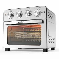 Geek Chef Air Fry Oven, Countertop Toaster Oven, 3-Rack Levels, 16 Preset Modes, Stainless Steel (24.5Qt 1700W) 10 Geek Chef Air Fry Oven, Countertop Toaster Oven, 3-Rack Levels, 16 Preset Modes, Stainless Steel (24.5Qt 1700W) -Wltoys Shop Geek Chef Air Fry Oven 501238 3