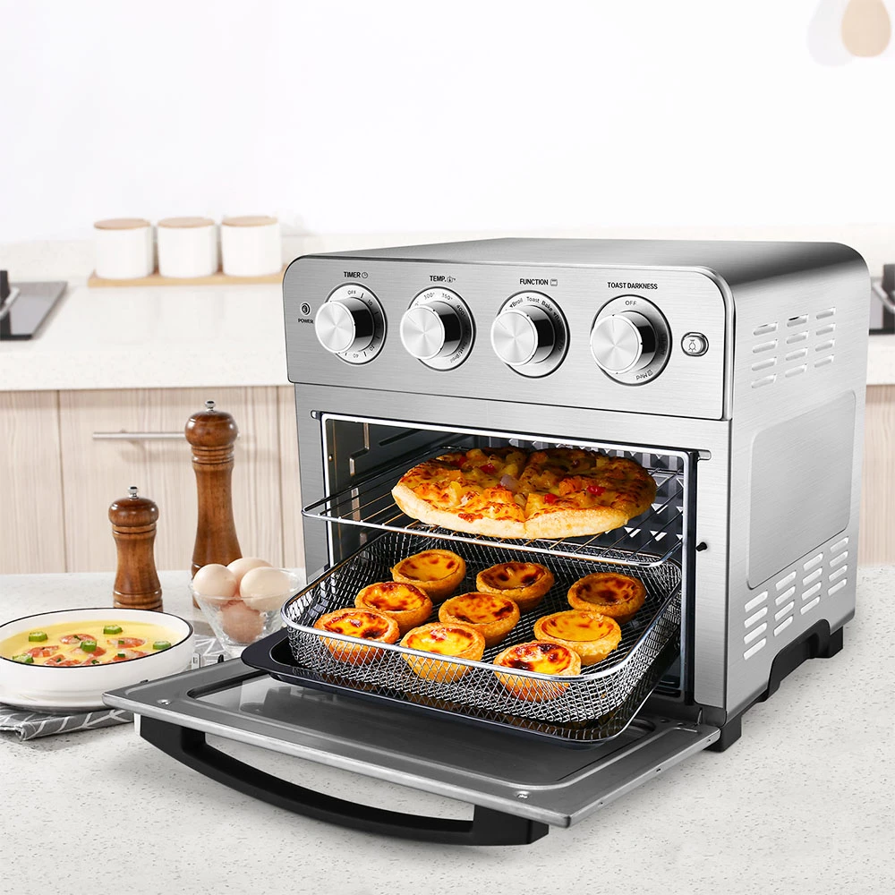Geek Chef Air Fry Oven, Countertop Toaster Oven, 3-Rack Levels, 16 Preset Modes, Stainless Steel (24.5Qt 1700W) 7 Geek Chef Air Fry Oven, Countertop Toaster Oven, 3-Rack Levels, 16 Preset Modes, Stainless Steel (24.5Qt 1700W) - Image 5