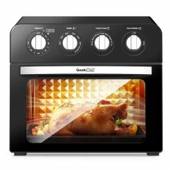 Geek Chef GTO23PB 7 In 1 Air Fryer Oven, 1700W Power, 6 Slice 24.5QT Air Fryer Toaster Oven Combo, 3 Rack Positions 10 Geek Chef GTO23PB 7 In 1 Air Fryer Oven, 1700W Power, 6 Slice 24.5QT Air Fryer Toaster Oven Combo, 3 Rack Positions -Wltoys Shop Geek Chef GTO23PB 7 in 1 Air Fryer Oven 519102 2