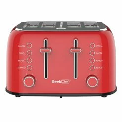 Geek Chef GTS4E Toaster 4 Slice, 1550W Stainless Steel Toaster, 1.5 Inch Extra Wide Slots, 6 Toast Shade Settings, Removable Crumb Trays 10 Geek Chef GTS4E Toaster 4 Slice, 1550W Stainless Steel Toaster, 1.5 Inch Extra Wide Slots, 6 Toast Shade Settings, Removable Crumb Trays -Wltoys Shop Geek Chef GTS4E Toaster 4 Slice 519124 2