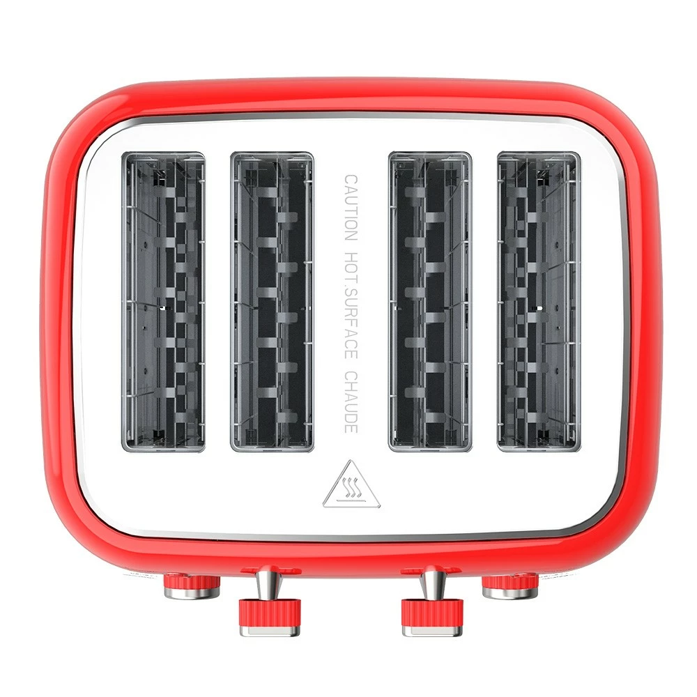 Geek Chef GTS4E Toaster 4 Slice, 1550W Stainless Steel Toaster, 1.5 Inch Extra Wide Slots, 6 Toast Shade Settings, Removable Crumb Trays 6 Geek Chef GTS4E Toaster 4 Slice, 1550W Stainless Steel Toaster, 1.5 Inch Extra Wide Slots, 6 Toast Shade Settings, Removable Crumb Trays - Image 4