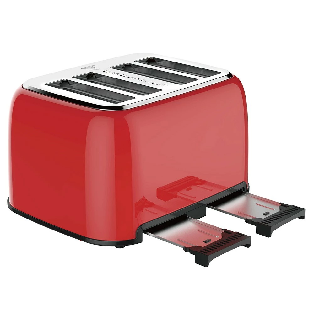 Geek Chef GTS4E Toaster 4 Slice, 1550W Stainless Steel Toaster, 1.5 Inch Extra Wide Slots, 6 Toast Shade Settings, Removable Crumb Trays 7 Geek Chef GTS4E Toaster 4 Slice, 1550W Stainless Steel Toaster, 1.5 Inch Extra Wide Slots, 6 Toast Shade Settings, Removable Crumb Trays - Image 5
