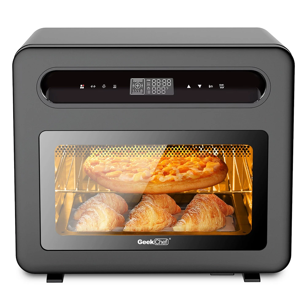 Geek Chef Steam Air Fryer Toast Oven Combo, 26 QT Steam Convection Oven Countertop 50 Cooking Presets 4 Geek Chef Steam Air Fryer Toast Oven Combo, 26 QT Steam Convection Oven Countertop 50 Cooking Presets - Image 2