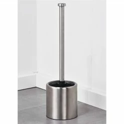 HI Toilet Brush With Holder 10 Cm Stainless Steel
