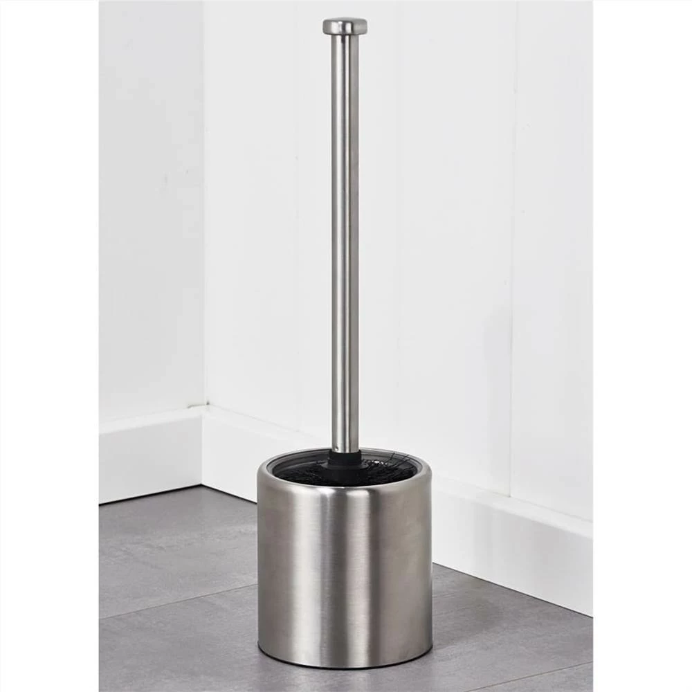 HI Toilet Brush With Holder 10 Cm Stainless Steel 3 HI Toilet Brush With Holder 10 Cm Stainless Steel