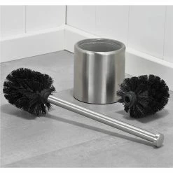 HI Toilet Brush With Holder 10 Cm Stainless Steel 7 HI Toilet Brush With Holder 10 Cm Stainless Steel -Wltoys Shop HI Toilet Brush with Holder 10 cm Stainless Steel 484518 2