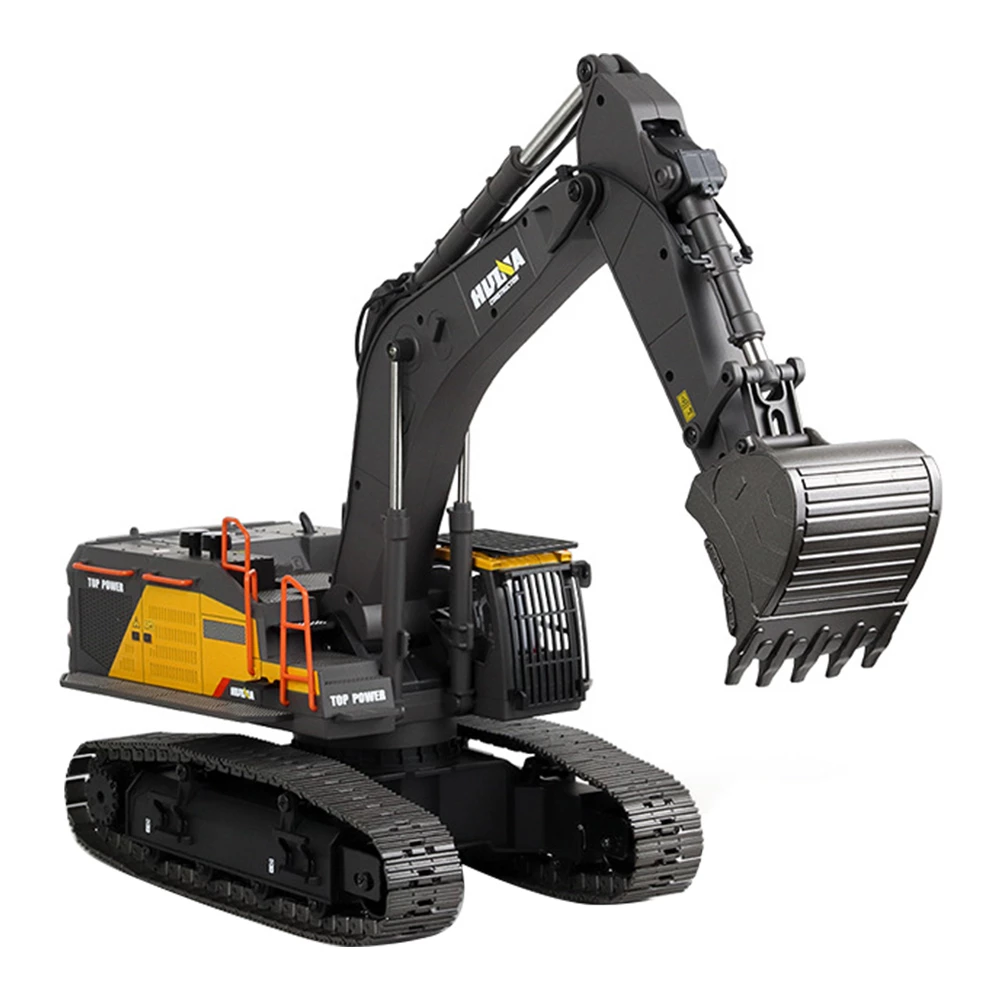 HUINA 1:14 Alloy Excavotor Model 22-Channel RC Toy For Boy - Grey