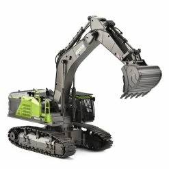 HUINA 593 RC Excavator Simulation Alloy Toy Multi-functional With Remote Control