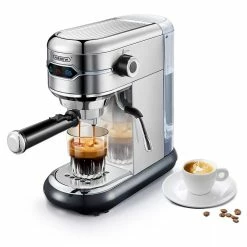 HiBREW H11 1450W Coffee Maker, 19 Bar Semi Automatic Espresso Machine, 1.1L Water Tank, ESE POD Powder Dual Use, Hot Water