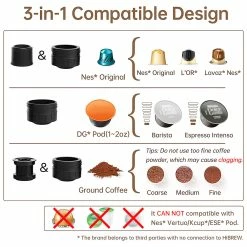 HiBREW H4 Portable Car Coffee Machine, 15 Bar Pressure, DC 12V Espresso Coffee Maker With Adapter Storage Bag Bracket -Wltoys Shop HiBREW H4 Portable Car Coffee Machine 508853 3