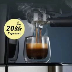HiBREW H5 1050W Coffee Maker, 20 Bar Semi-Auto Cappuccino Espresso Coffee Machine, 1.5L Capacity, Temperature Display 10 HiBREW H5 1050W Coffee Maker, 20 Bar Semi-Auto Cappuccino Espresso Coffee Machine, 1.5L Capacity, Temperature Display -Wltoys Shop HiBREW H5 1050W Coffee Maker with Latte Cup 508689 2