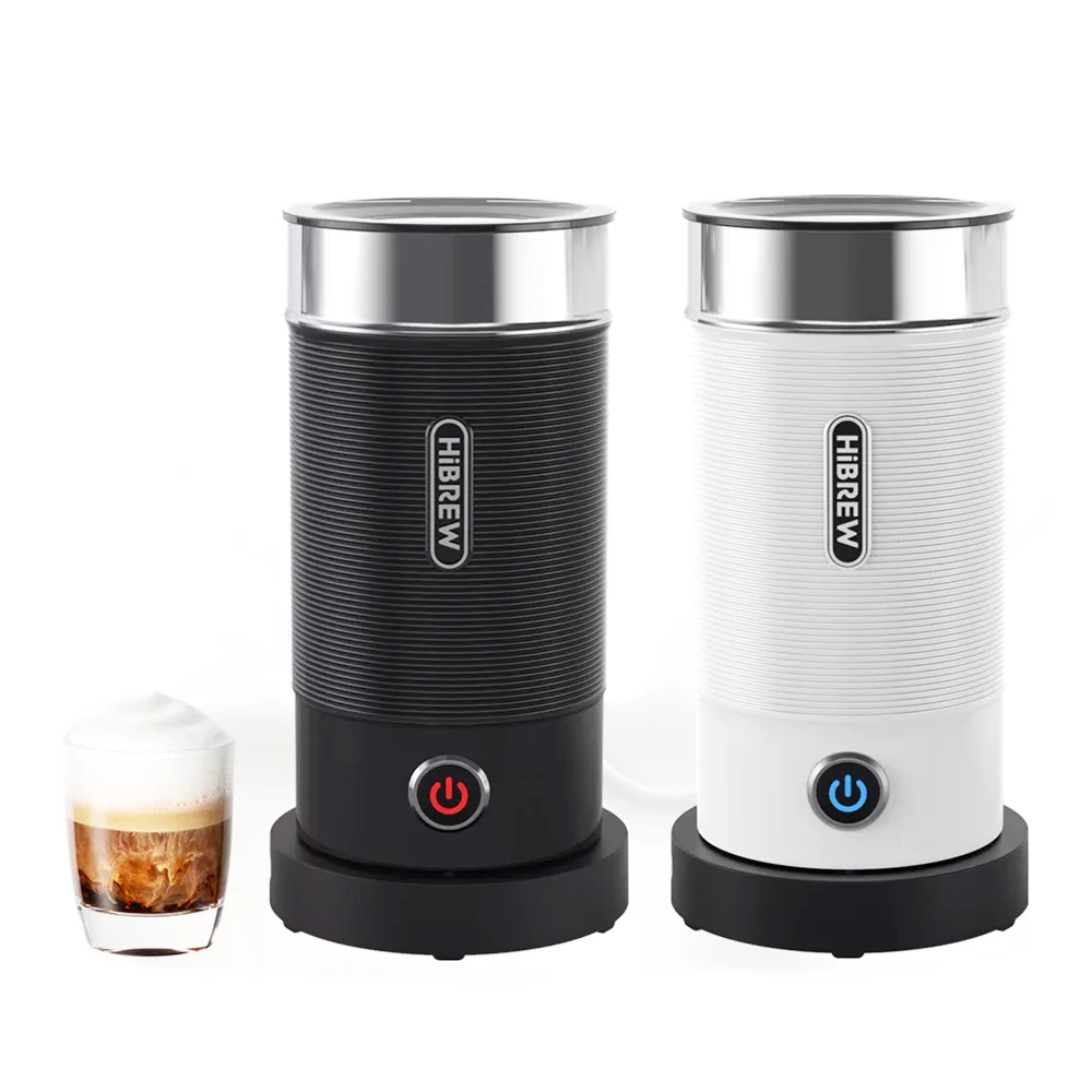HiBREW M1A 450W Milk Frother Foaming Machine, Chocolate Mixer Cold/Hot Latte Cappuccino, Fully Auto Milk Warmer - White 4 HiBREW M1A 450W Milk Frother Foaming Machine, Chocolate Mixer Cold/Hot Latte Cappuccino, Fully Auto Milk Warmer - White - Image 2