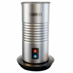 HiBREW M2A 500W Milk Frother Foaming Machine, Cold/Hot Latte Cappuccino, 2 Whisks, Fully Automatic Milk Warmer