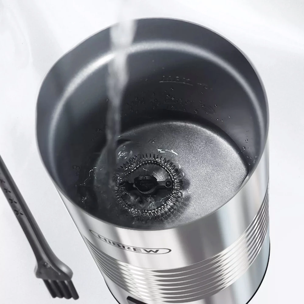HiBREW M2A 500W Milk Frother Foaming Machine, Cold/Hot Latte Cappuccino, 2 Whisks, Fully Automatic Milk Warmer 8 HiBREW M2A 500W Milk Frother Foaming Machine, Cold/Hot Latte Cappuccino, 2 Whisks, Fully Automatic Milk Warmer - Image 6