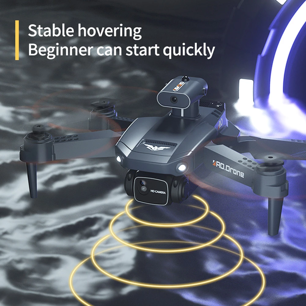 JJRC H106 4K Camera All-Round Obstacle Avoidance Foldable RC Drone Single Camera One Battery - Orange - Image 6