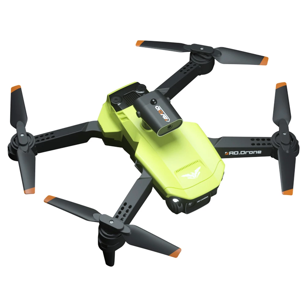 JJRC H106 4K Camera All-Round Obstacle Avoidance Foldable RC Drone Dual Camera Two Batteries - Green