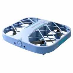 JJRC H107 Mini RC Drone Dual Speed Headless Altitude Hold Mode White Without Camera Blue - 3 Batteries