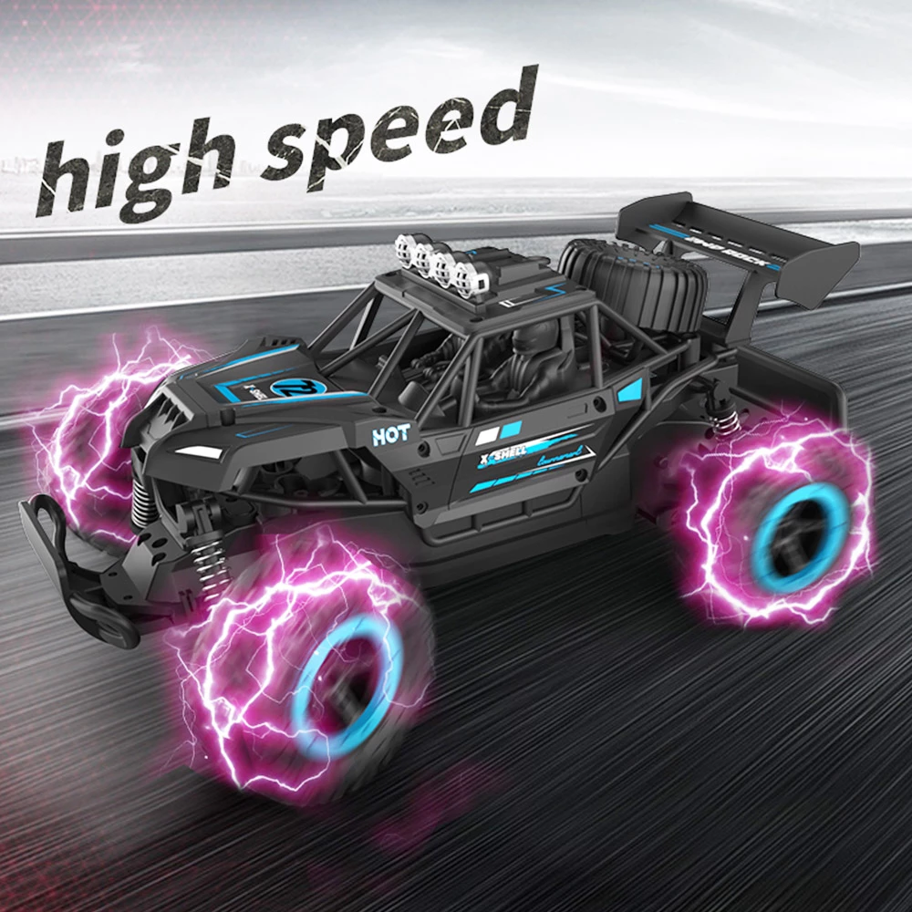 JJRC Q102 1/14 2.4G Racing RC Car 20km/h Max Speed 25 Mins Using Time RC Toy - Blue 4 JJRC Q102 1/14 2.4G Racing RC Car 20km/h Max Speed 25 Mins Using Time RC Toy - Blue - Image 2