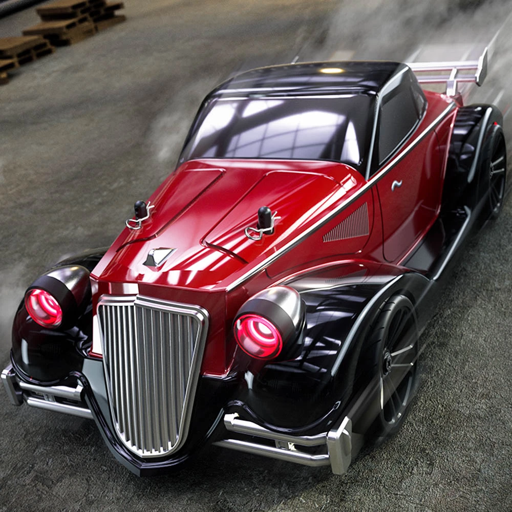 JJRC Q117 F 1:16 2.4G 4WD 35KM/H Drift Car Full Proportional Control With Angle Head Light - Red 4 JJRC Q117 F 1:16 2.4G 4WD 35KM/H Drift Car Full Proportional Control With Angle Head Light - Red - Image 2