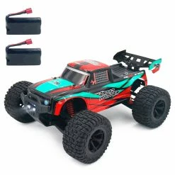 JJRC Q123 1: 10 Racing Car Field Pickup Brushed 4WD RTR RC Truck High Speed Off-Road With 2 Batteries - Red & Green 12 JJRC Q123 1: 10 Racing Car Field Pickup Brushed 4WD RTR RC Truck High Speed Off-Road With 2 Batteries - Red & Green -Wltoys Shop JJRC Q123 1 10 Racing Car Brushed 4WD RTR RC Truck Red Green 498487 4