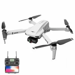 KF102 6K Camera GPS 5G WIFI FPV 2-Axis Self-stabilizing Mechanical Gimbal 25mins Flight Time Brushless Foldable RC Drone - Two Batteries