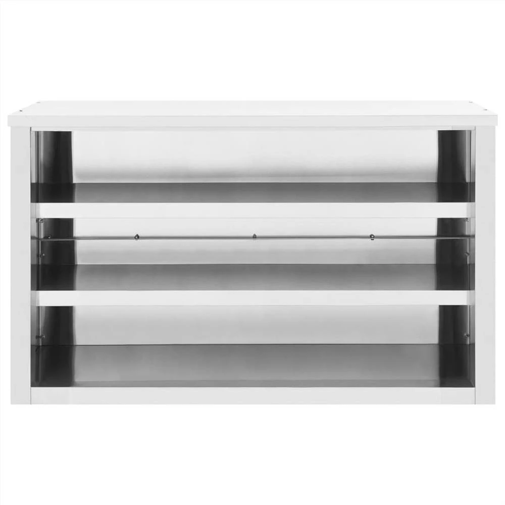 Kitchen Wall Cabinet 120x40x75 Cm Stainless Steel 5 Kitchen Wall Cabinet 120x40x75 Cm Stainless Steel - Image 3