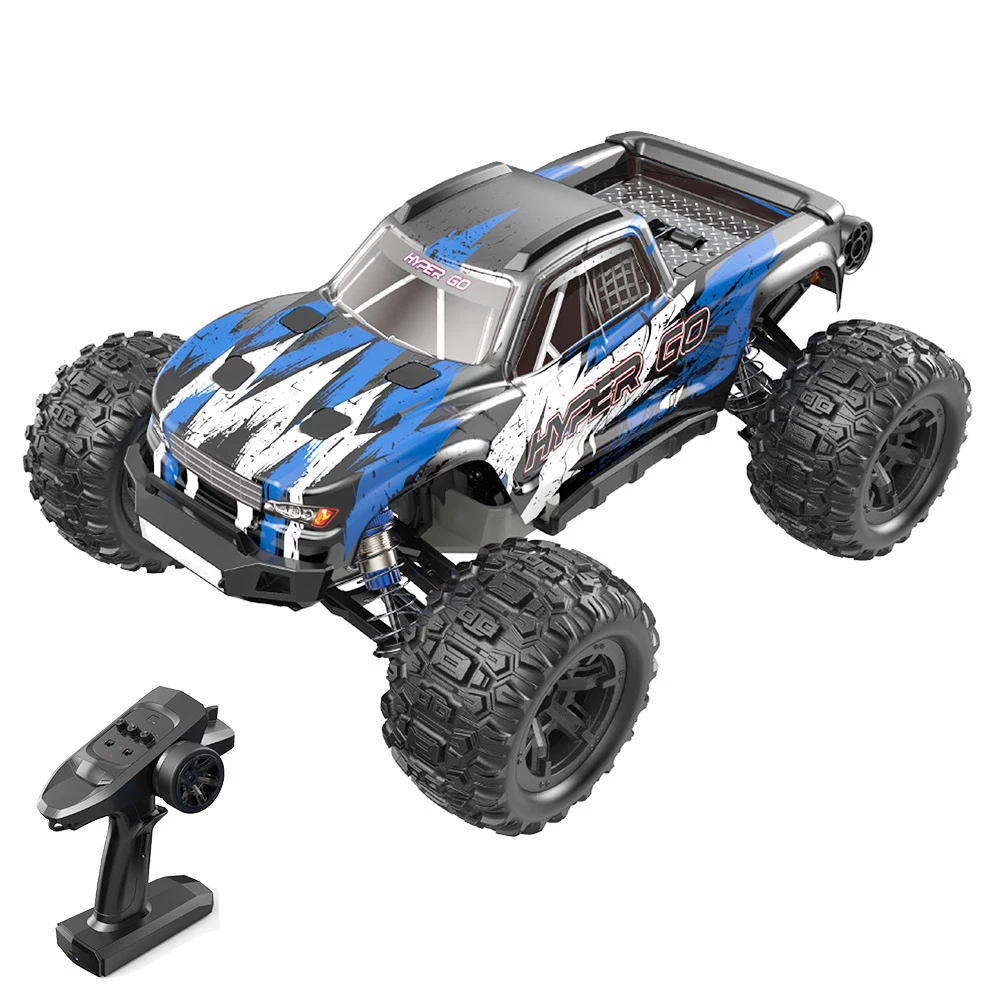 MJX Hyper Go H16H 1/16 2.4G 38km/h RC Car With GPS Module Models Off-road High Speed Vehicles Blue - Two Batteries 3 MJX Hyper Go H16H 1/16 2.4G 38km/h RC Car With GPS Module Models Off-road High Speed Vehicles Blue - Two Batteries
