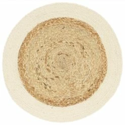 Placemats 6 Pcs Plain Natural 38 Cm Round Jute And Cotton 8 Placemats 6 Pcs Plain Natural 38 Cm Round Jute And Cotton -Wltoys Shop Placemats 6 pcs Plain Natural 38 cm Round Jute and Cotton 452686 2