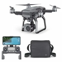 SJRC F7 4K Pro GPS 5G WIFI 3KM FPV 3-Axis Mechanical Gimbal Optical Flow Brushless Drone - Two Batteries With Bag