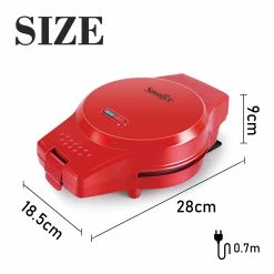 Sonifer SF6083 1000W Electric Waffle Maker, 3-in-1 Waffle Donuts Omelet Plates, Non-stick Coating Breakfast Machine 13 Sonifer SF6083 1000W Electric Waffle Maker, 3-in-1 Waffle Donuts Omelet Plates, Non-stick Coating Breakfast Machine -Wltoys Shop Sonifer SF6083 1000W Electric Waffle Maker 507603 5