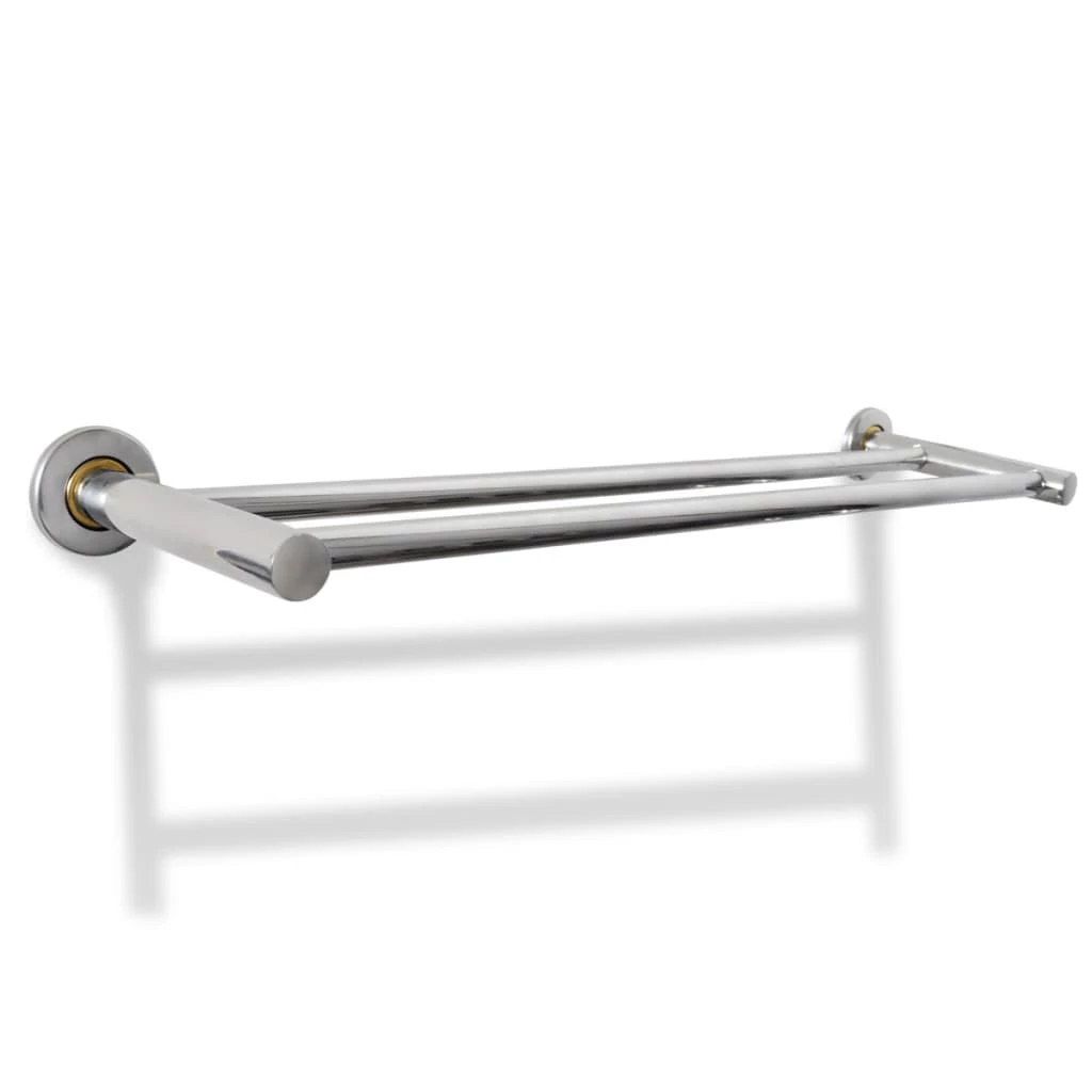Stainless Steel Towel Rack 2 Tubes - Image 2