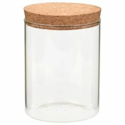 Storage Glass Jars With Cork Lid 6 Pcs 650 Ml 9 Storage Glass Jars With Cork Lid 6 Pcs 650 Ml -Wltoys Shop Storage Glass Jars with Cork Lid 6 pcs 650 ml 490139 2