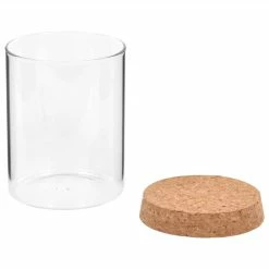 Storage Glass Jars With Cork Lid 6 Pcs 650 Ml 10 Storage Glass Jars With Cork Lid 6 Pcs 650 Ml -Wltoys Shop Storage Glass Jars with Cork Lid 6 pcs 650 ml 490139 3