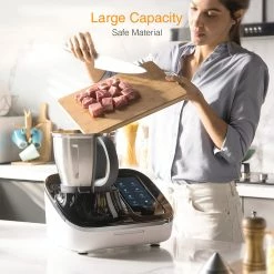 TOKIT Omni Cook Automatic Cooking Robot Household Smart Chief Machine 1700W 2.2L Capacity 21 Functions Lampblack Free Cloud Recipes - EU Plug 11 TOKIT Omni Cook Automatic Cooking Robot Household Smart Chief Machine 1700W 2.2L Capacity 21 Functions Lampblack Free Cloud Recipes - EU Plug -Wltoys Shop TOKIT Omni Cook 1700W 2 2L Automatic Cooking Robot EU Plug 515214 3
