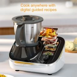 TOKIT Omni Cook Automatic Cooking Robot Household Smart Chief Machine 1700W 2.2L Capacity 21 Functions Lampblack Free Cloud Recipes - EU Plug 12 TOKIT Omni Cook Automatic Cooking Robot Household Smart Chief Machine 1700W 2.2L Capacity 21 Functions Lampblack Free Cloud Recipes - EU Plug -Wltoys Shop TOKIT Omni Cook 1700W 2 2L Automatic Cooking Robot EU Plug 515214 4